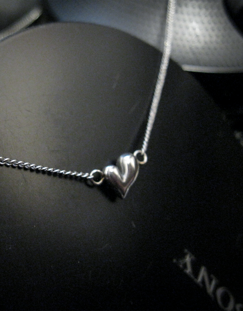 Steel Heart Necklace 01