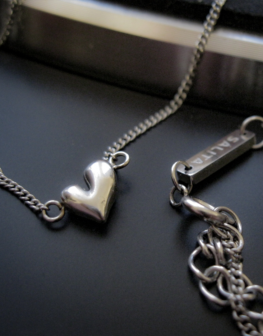 Steel Heart Necklace 01