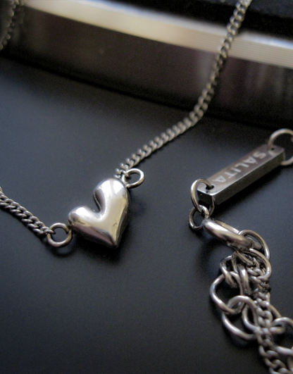 Steel Heart Necklace 01